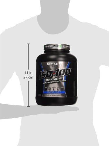 Dymatize ISO 100 Whey Protein Powder Isolate, Gourmet Vanilla (45 Servings)