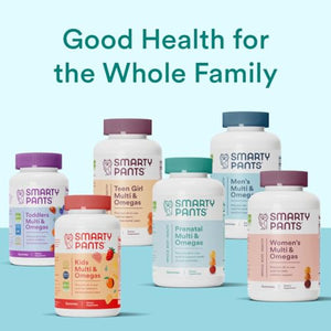 SmartyPants Prenatal Multivitamin Gummies - Improved Formula: Omega 3 (DHA/EPA), Methylfolate, Biotin, Vitamin D3, C, Vitamin B12, B6, Vitamin A, K & Zinc, Gluten Free, 120 Count (40 Day Supply)