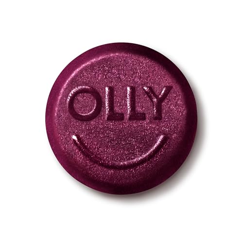 OLLY Men's Multivitamin Gummy, Vitamins A, C, D, E, B, Zinc, Blackberry Flavor, 45 Day Supply - 90 Count