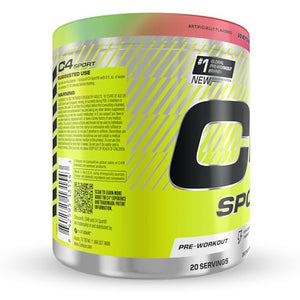 Cellucor C4 Sport Pre Workout Powder - NSF Certified for Sport - Elite Hydration - 200mg Caffeine + Creatine + Beta-Alanine - Electrolytes and Energy Supplement - Watermelon, 20 Servings