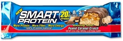 Muscletech Smart Protein Bar, Peanut Caramel Crunch (Pack of 9) 2.2 Oz.bars