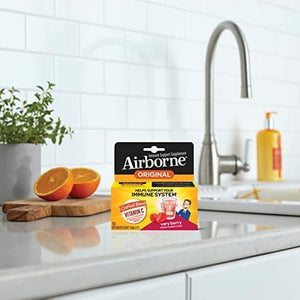 Airborne Very Berry Effervescent Tablets, 10 Count - 1000mg of Vitamin C - Immune Support Supplement (Packaging May Vary) (Pack of 3)