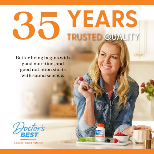 Doctor's Best Vitamin C with Q-C, Immune Support, Non-GMO, Gluten Free, Soy Free, Vegan 360 Veggie Caps