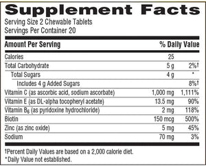 Emergen-C Vitamin C 1000 mg Chewables Tablets Orange Blast - 40 ct, Pack of 3