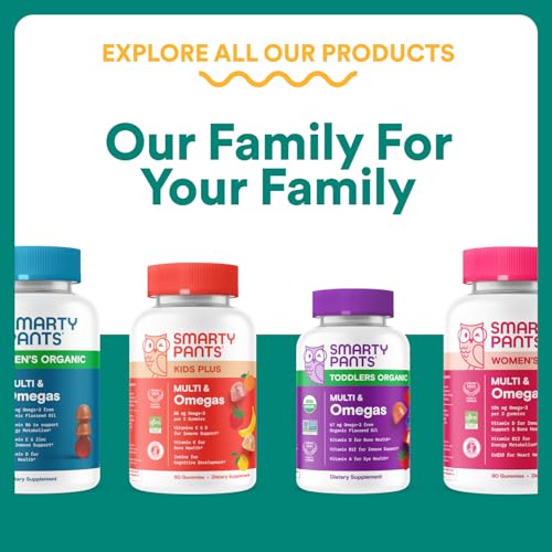 SmartyPants Prenatal Multivitamin Gummies - Improved Formula: Omega 3 (DHA/EPA), Methylfolate, Biotin, Vitamin D3, C, Vitamin B12, B6, Vitamin A, K & Zinc, Gluten Free, 120 Count (40 Day Supply)