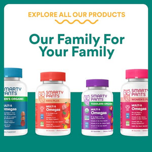 SmartyPants Prenatal Multivitamin Gummies - Improved Formula: Omega 3 (DHA/EPA), Methylfolate, Biotin, Vitamin D3, C, Vitamin B12, B6, Vitamin A, K & Zinc, Gluten Free, 120 Count (40 Day Supply)