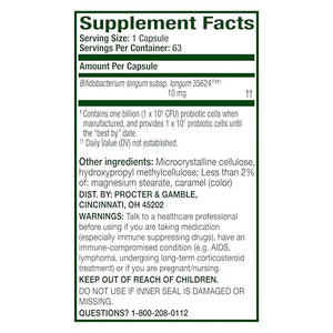 Align Probiotic, Pro Formula, Probiotics for Women and Men, Probiotics for Digestive Health, Men and Womens Probiotic Capsules Help Relieve Occasional Bloating & Gas*, 63 Capsules