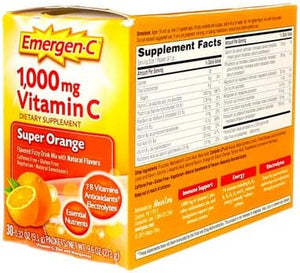 Emergen-C, Super Orange, 30 pkt, Pack of 2
