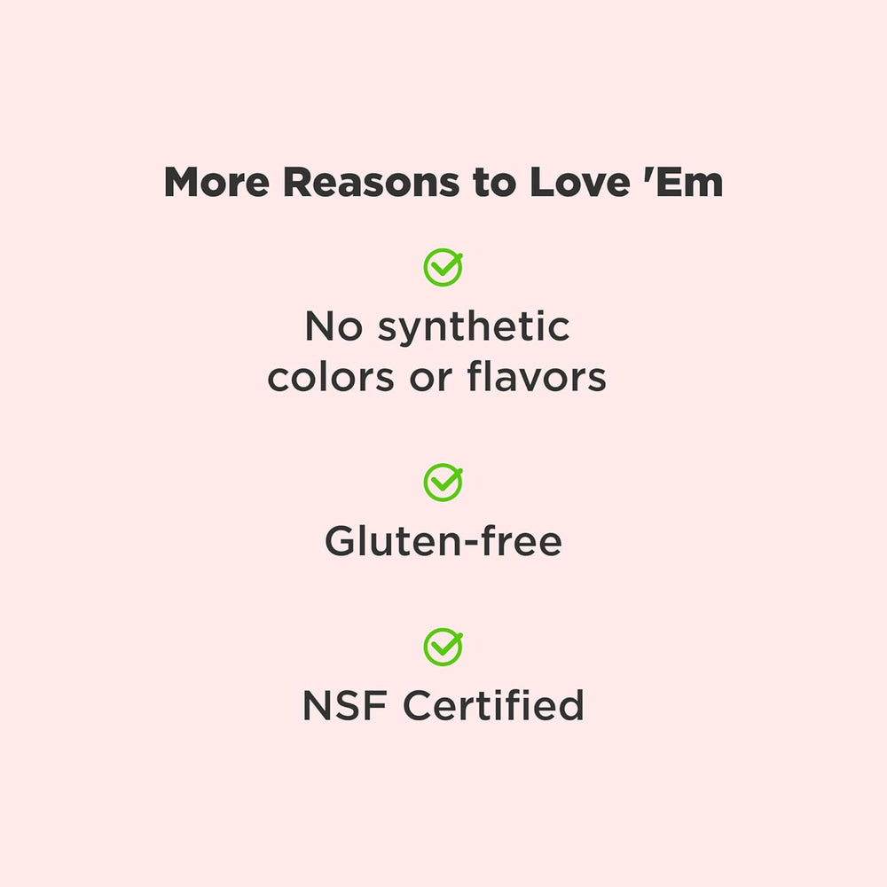 OLLY Women's Daily Multivitamin Gummy, Vitamins A, D, C, E, Biotin, Folic Acid, Adult Chewable Vitamin, Berry Flavor, 65 Day Supply - 130 Count