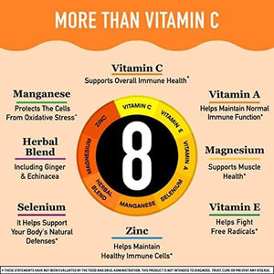 Airborne Very Berry Chewable Tablets, 64 count - 1000mg of Vitamin C - Immune Support Supplement (Packaging May Vary) ( Pack of 2)