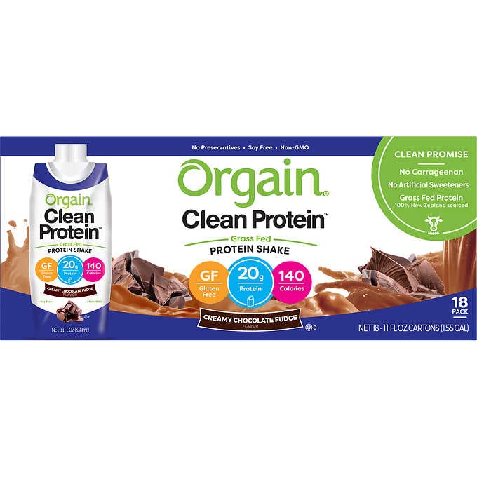 Orgain Vegan Nutritional Shake Sweet Vanilla Bean (Pack of 12)