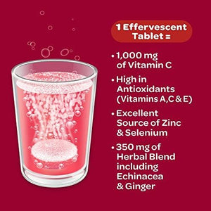 Airborne Very Berry Effervescent Tablets, 10 Count - 1000mg of Vitamin C - Immune Support Supplement (Packaging May Vary) (Pack of 3)