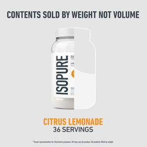 Isopure Clear Whey Isolate Protein Powder, Lactose Free, Gluten Free, Naturally Flavored, Pineapple Orange Banana, 20g Protein Per Serving, 1.9 Lb, 36 Servings (Packaging May Vary)