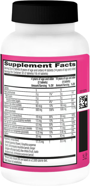 Airborne Berry Chewable Tablets, 64 count - 1000mg of Vitamin C - Immune Support Supplement