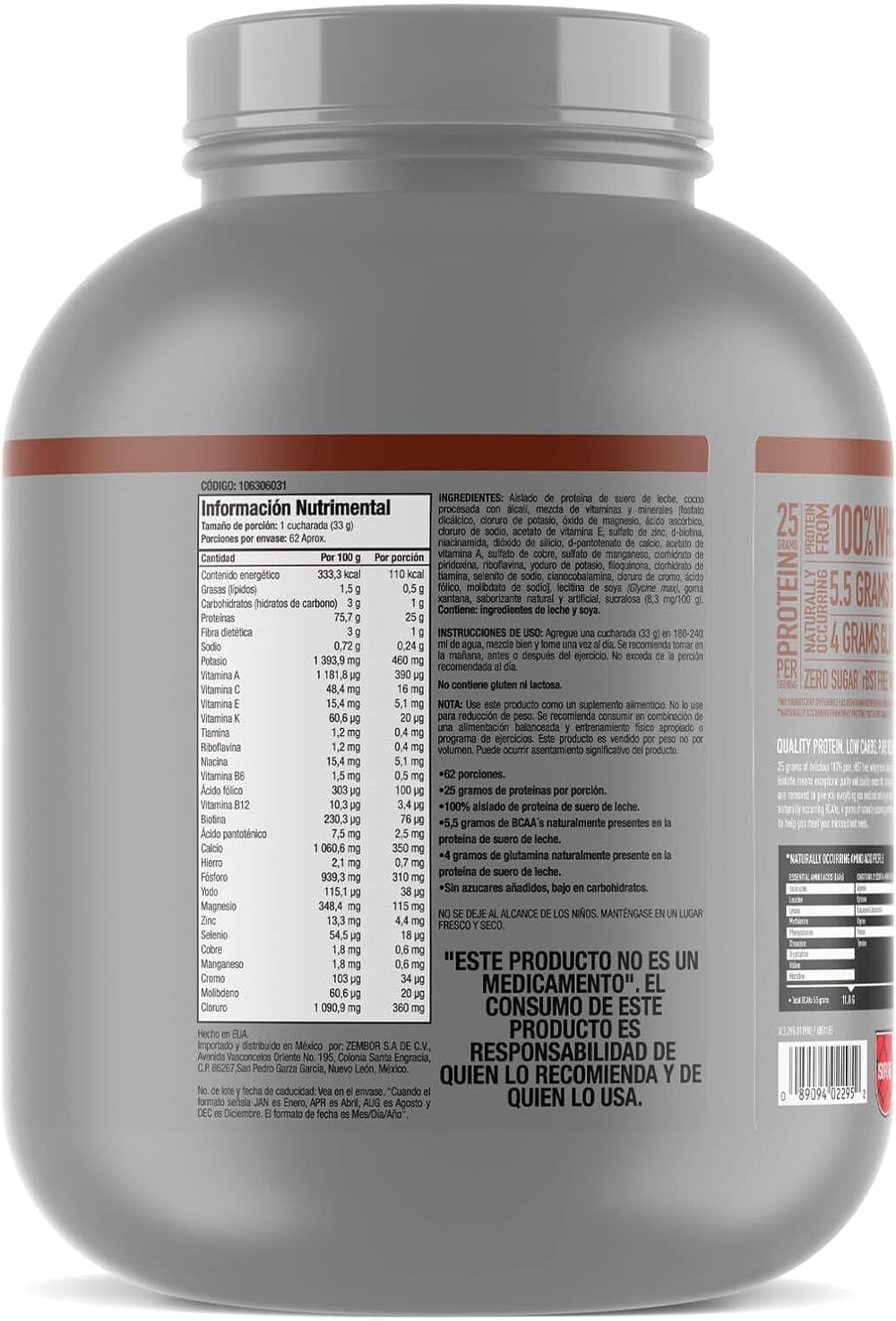 Natures Best Isopure Low Carb Protein Powder, 100% Whey Protein Isolate, Flavor: Dutch Chocolate, 4.5 Pound (Packaging May Vary)