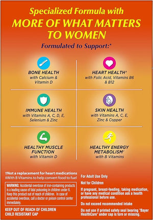 ONE A DAY Women’s Petites Multivitamin,Supplement with Vitamin A, C, D, E and Zinc for Immune Health Support, B Vitamins, Biotin, Folate (as folic Acid) & More,Tablet, 160 Count (Pack of 2)