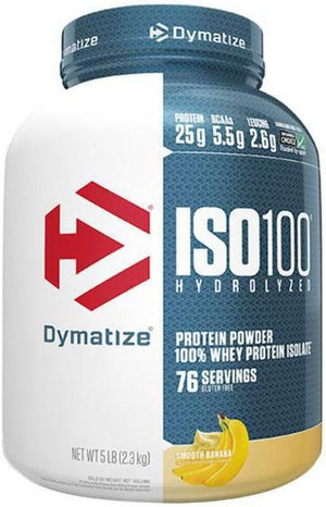 Dymatize ISO 100 Whey Protein Powder with 25g of Hydrolyzed 100% Whey Isolate, Gluten Free, Fast Digesting, Birthday Cake, 1.6 Pound