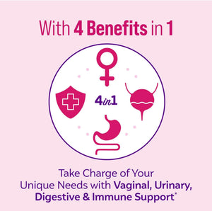 Culturelle Women’s Healthy Balance Daily Probiotics for Women - Supports Digestive, Vaginal and Immune Health, Occasional Diarrhea, Gas & Bloating - Non-GMO 60ct (2 -Pack) (2)