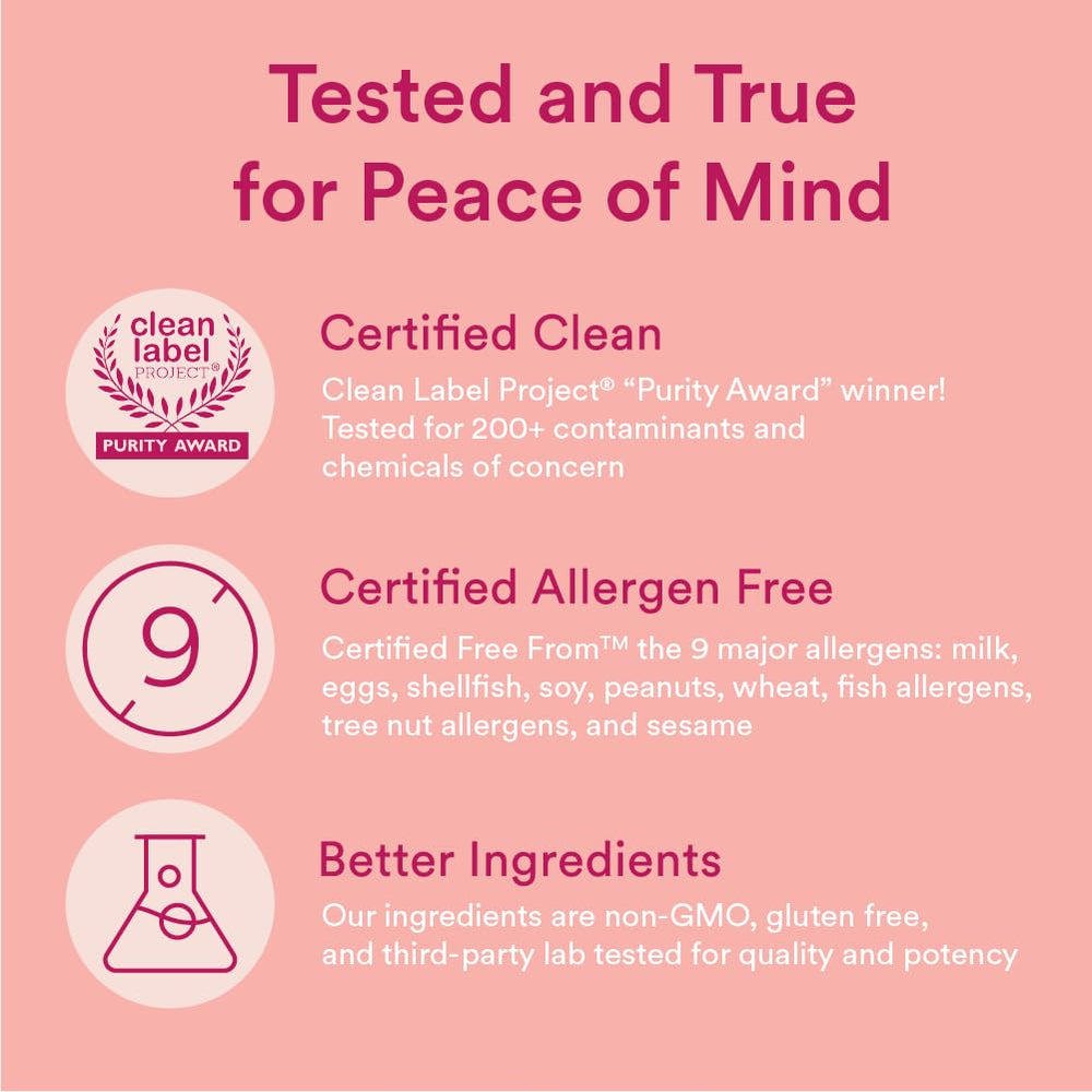 SmartyPants Teen Girl Multivitamin Gummies - Improved Formula: Omega 3 (DHA/EPA), Vitamin C, D3, B12, Vitamin A, K & Zinc, Biotin to Support Hair, Skin & Nails, Gluten Free, 60 Count (30 Day Supply)