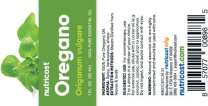 Nutricost Oregano Essential Oil - 100% Pure Oregano Oil - 1 Fl Oz (30 ml)