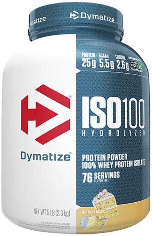 Dymatize ISO 100 Hydrolyzed Whey Protein Isolate - Gourmet Chocolate 1.6 lbs