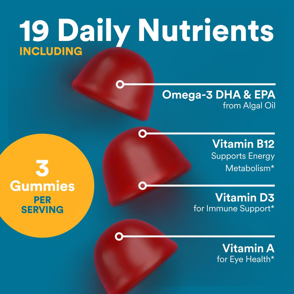 SmartyPants Multivitamin for Men, Organic Gummies: Methylfolate, Omega 3 (ALA), Vitamin D3, C, Vitamin B12, B6, A, K & Zinc for Immune Support, Biotin, Vegetarian, 120 Gummies (30 Day Supply)