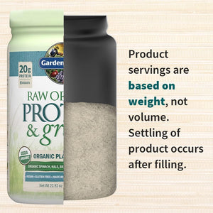 Garden of Life Raw Organic Protein & Greens, Chocolate Cacao, 1 lb 5.51 oz (610 g)