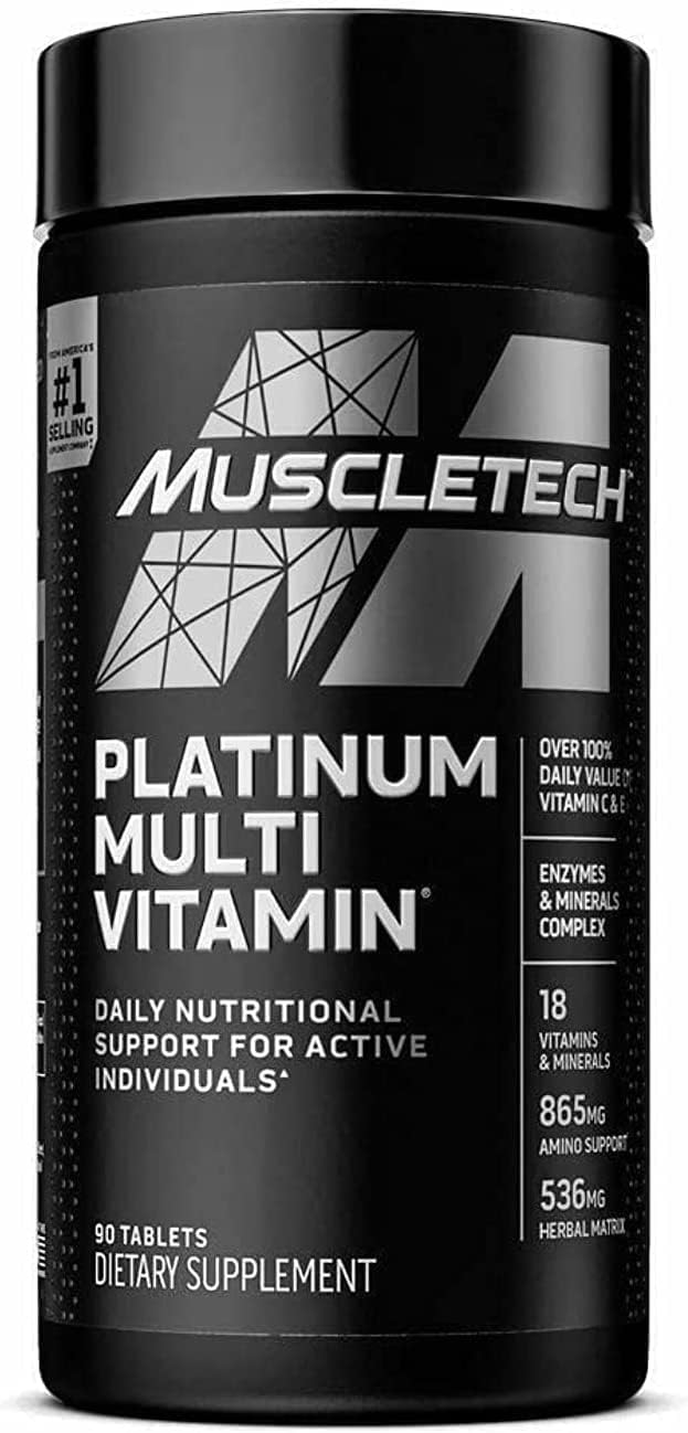 MuscleTech Multivitamin, Multi Vitamin for Adults, 90 Count