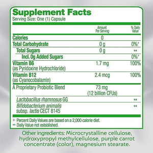 Culturelle Probiotic Capsules for Healthy Metabolism & Weight Management (Ages 18+) - 30 Count - Helps Manage Weight & Promote Metabolism of Fats, Carbs & Proteins - Caffeine-Free