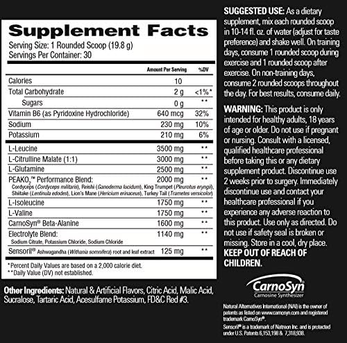 Scivation Xtend Elite Bcaa Powder Sour Gummy | Sugar Free Post Workout Muscle Recovery Drink with Amino Acids | 7g bcaas for Men & Women | 30 Servings