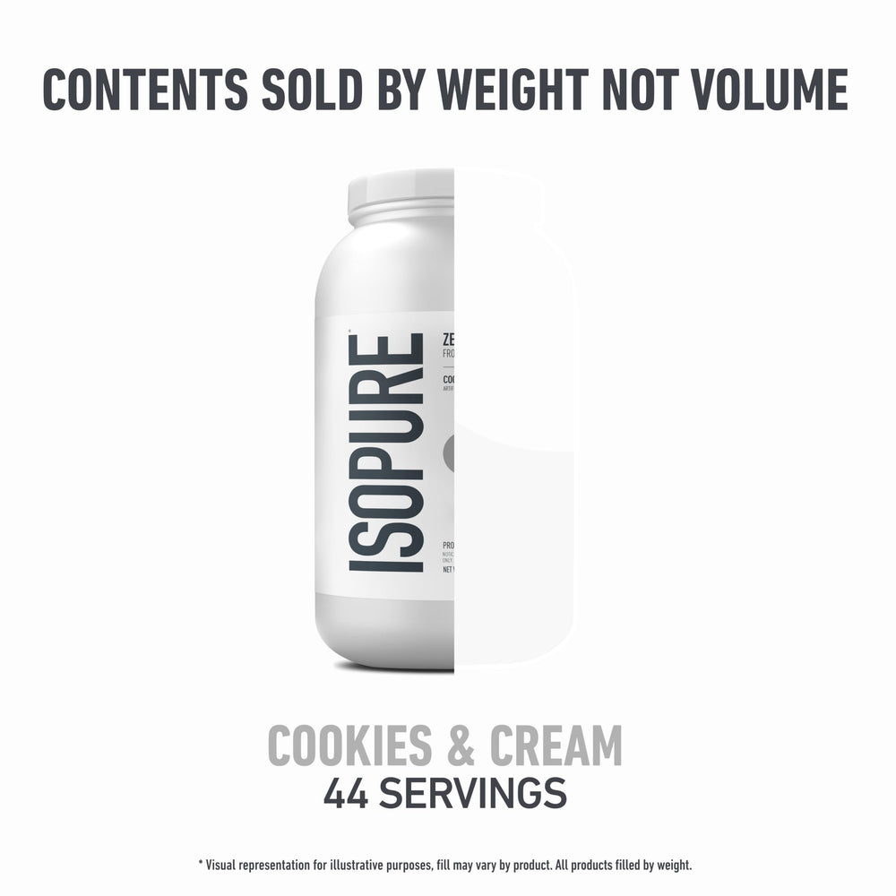 Isopure Bundle of Zero Carb 100% Pure Whey Isolate Protein Powder, Strawberries & Cream, 25g Protein Per Serving, 1 Lb, 15 Servings + Isopure 100% Pure Creatine Monohydrate Powder, 100 Servings