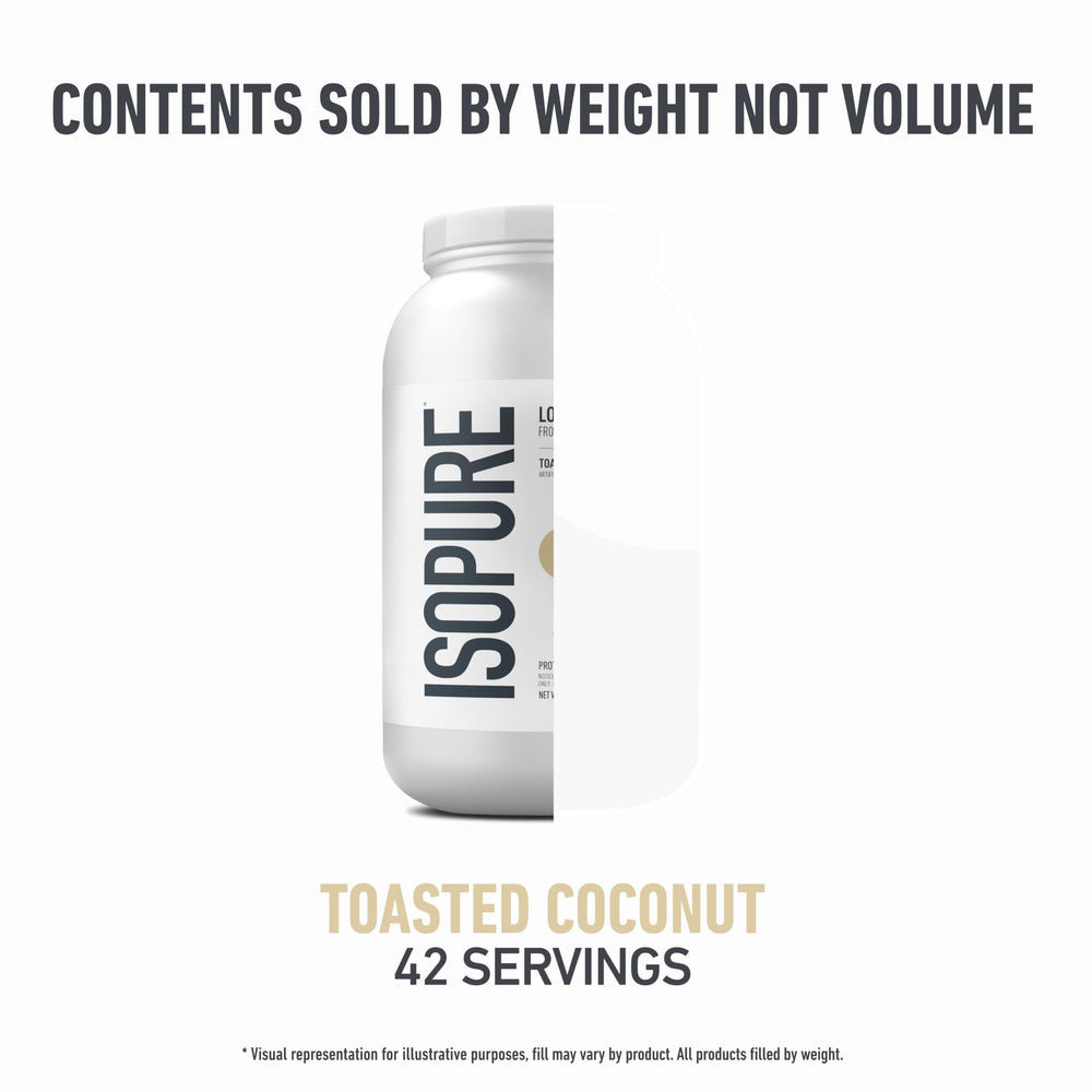 Isopure Bundle of Zero Carb 100% Pure Whey Isolate Protein Powder, Strawberries & Cream, 25g Protein Per Serving, 1 Lb, 15 Servings + Isopure 100% Pure Creatine Monohydrate Powder, 100 Servings