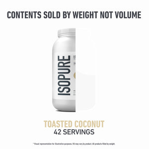 Isopure Bundle of Zero Carb 100% Pure Whey Isolate Protein Powder, Strawberries & Cream, 25g Protein Per Serving, 1 Lb, 15 Servings + Isopure 100% Pure Creatine Monohydrate Powder, 100 Servings