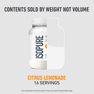 Isopure Clear Whey Isolate Protein Powder, Lactose Free, Gluten Free, Naturally Flavored, Pineapple Orange Banana, 20g Protein Per Serving, 1.9 Lb, 36 Servings (Packaging May Vary)