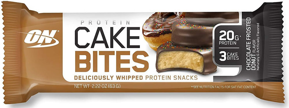 Optimum Nutrition Protein Cake Bites, Whipped Low Sugar Protein Bar, Flavor: Red Velvet, 12 Count