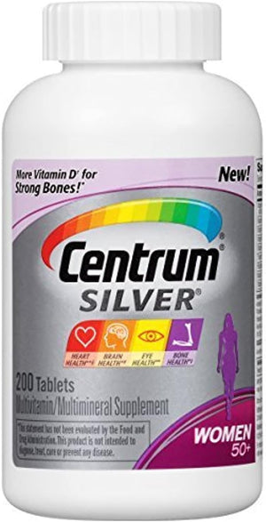 Centrum Silver, for Women 50+, 200-Count Bottle by Centrum