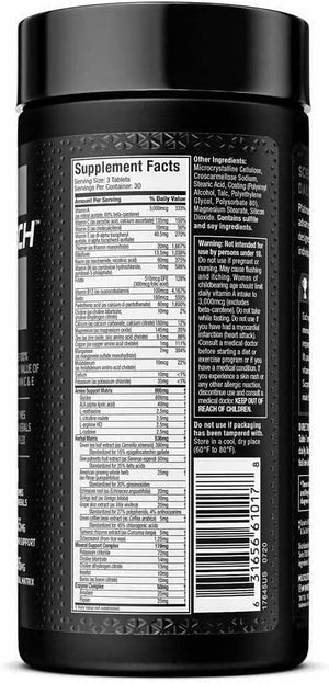 MuscleTech Multivitamin, Multi Vitamin for Adults, 90 Count