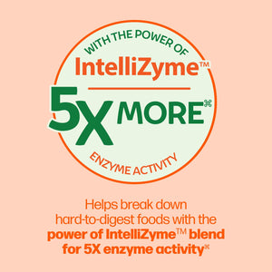 Culturelle Bloating & Gas Defense, Digestive Enzymes & Probiotics for Digestive Health, 30 Capsules, Supports Occasional Indigestion & Discomfort