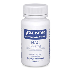 Pure Encapsulations NAC 600 mg - N-Acetyl Cysteine NAC Supplement for Lung Health & Immune Support, Liver Support & Antioxidants* - with Freeform N-Acetyl-L-Cysteine - 360 Capsules
