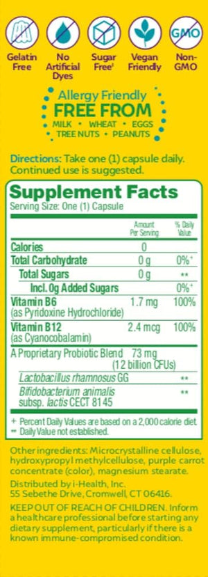 Culturelle Probiotic Capsules for Healthy Metabolism & Weight Management (Ages 18+) - 30 Count - Helps Manage Weight & Promote Metabolism of Fats, Carbs & Proteins - Caffeine-Free