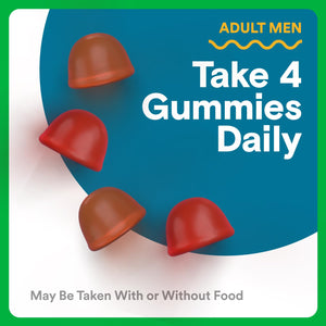 SmartyPants Multivitamin for Men, Organic Gummies: Methylfolate, Omega 3 (ALA), Vitamin D3, C, Vitamin B12, B6, A, K & Zinc for Immune Support, Biotin, Vegetarian, 120 Gummies (30 Day Supply)