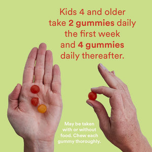 SmartyPants Kids Multivitamin & Fiber Gummies: Prebiotic Fiber to Support Kids Digestion with Vitamin D3, C, Vitamin B12, B6, A, Zinc, Biotin, Folate, Three Fruit Flavors, 90 Count (30 Day Supply)