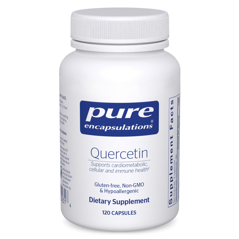 Pure Encapsulations Quercetin - 500 mg - Immune Support, Cellular Health & Heart Health - Antioxidant Supplement - Gluten Free & Non-GMO - 60 Capsules