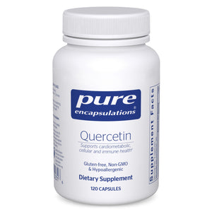 Pure Encapsulations Quercetin - 500 mg - Immune Support, Cellular Health & Heart Health - Antioxidant Supplement - Gluten Free & Non-GMO - 60 Capsules