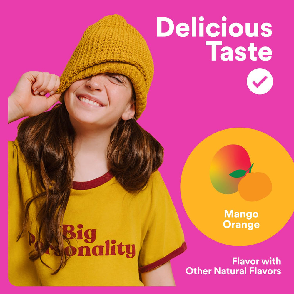 SmartyPants Teen Girl Multivitamin Gummies - Improved Formula: Omega 3 (DHA/EPA), Vitamin C, D3, B12, Vitamin A, K & Zinc, Biotin to Support Hair, Skin & Nails, Gluten Free, 60 Count (30 Day Supply)