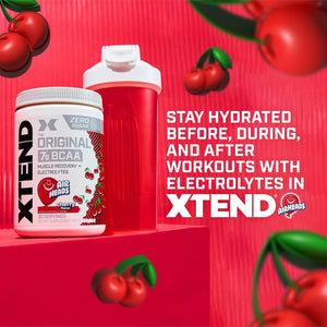 Xtend Original BCAA Powder 7g BCAA and 2.5g L-Glutamine, Sugar Free Post Workout Muscle Recovery Drink with Amino Acids for Men & Women, 90 Servings