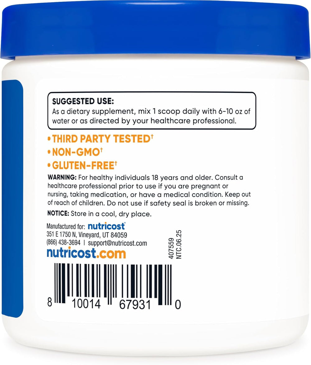 Nutricost L-Carnitine Powder [100G] 3 Pack - 300 Grams - 1 Gram per Serving; 100 Servings Per Bottle - L-Carnitine Tartrate