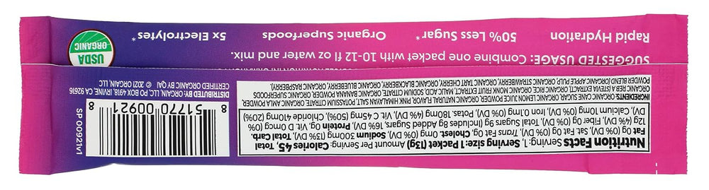 ORGAIN Organic Berry Hydration Drink Mix Sgl, 0.45 OZ
