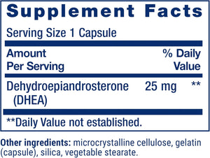 Life Extension DHEA 50 mg – Hormone Balance Supplement, Memory, Muscle Mass and Bone Density Support, Healthy Sex Drive, Gluten-Free, Non-GMO, 60 Capsules