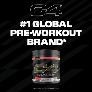 Cellucor C4 Ultimate Pre Workout Powder Strawberry Watermelon - Sugar Free Preworkout Energy Supplement for Men & Women - 300mg Caffeine + 3.2g Beta Alanine + 2 Patented Creatines - 20 Servings